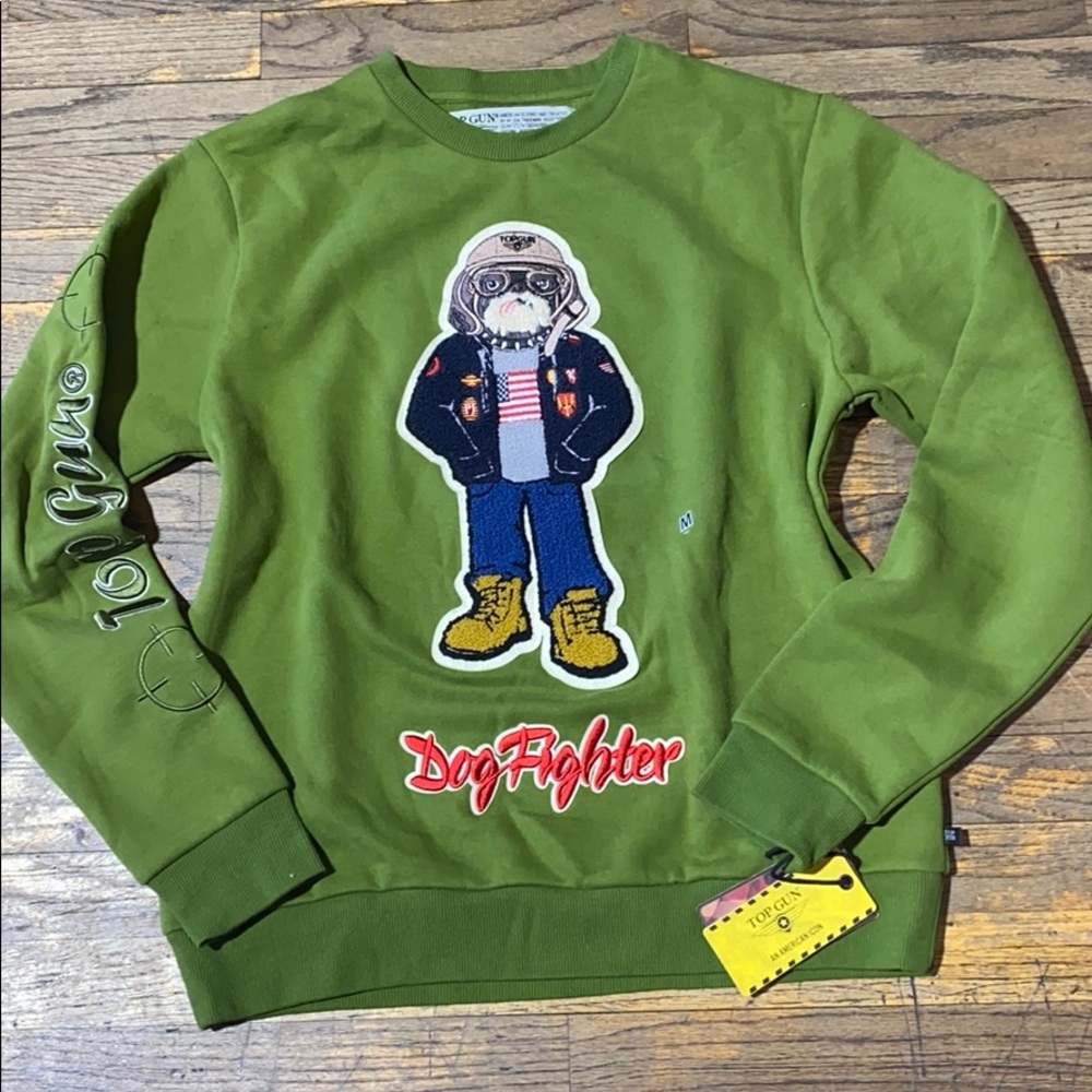Top Gun Dog Fighter Crewneck